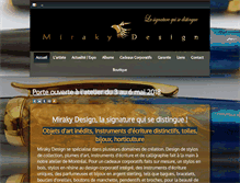 Tablet Screenshot of mirakydesign.com